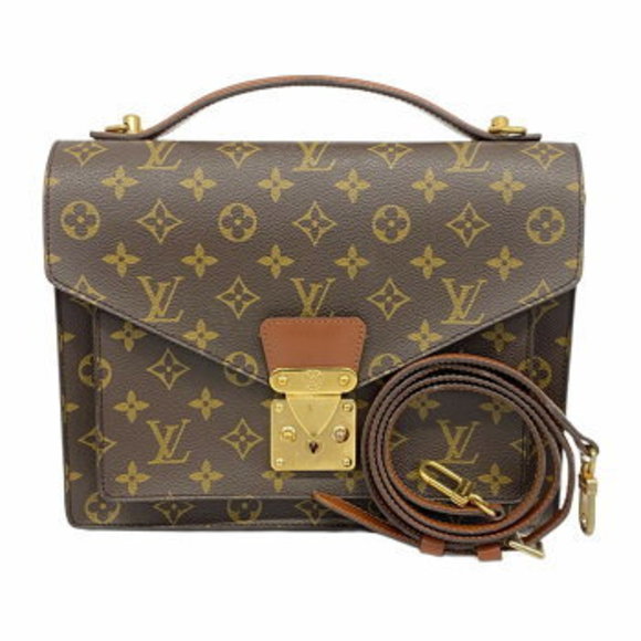 Louis Vuitton Monogram Monceau Shoulder Bag Brown - Picture 1 of 9